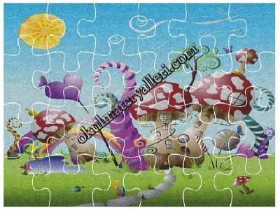 Puzzle, Yapboz, Keçe Baskı, Keçe Kesimi